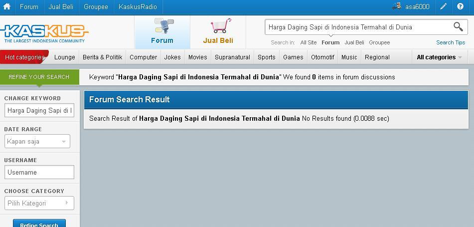 Harga Daging Sapi di Indonesia Termahal di Dunia 