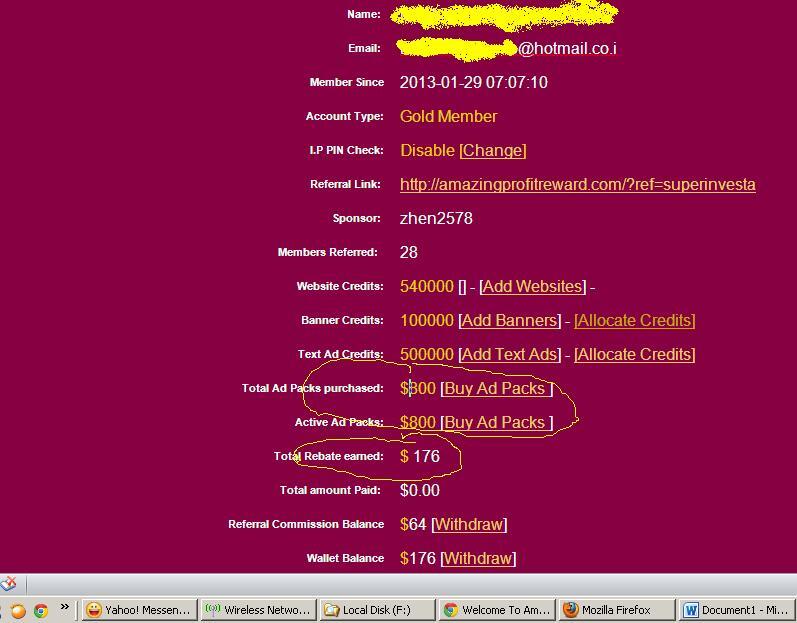 &#91; AUTO SURF&#93; Di kasih Modal Gratis $ 4 langsung dapet profit 4% perhari