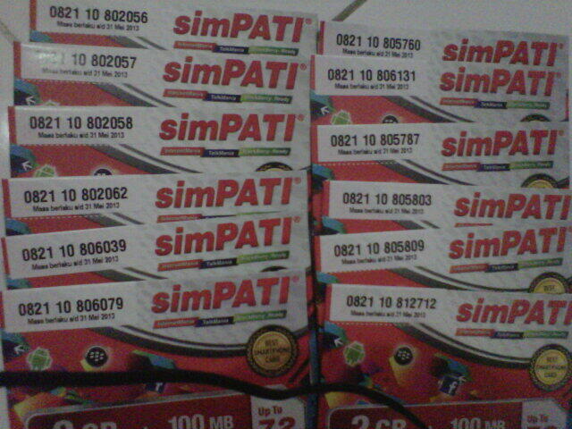 Nomor Cantik Perdana SIMPATI, XL, MENTARI, im3 TERMURAH DIJAMIN
