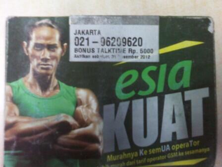 Jual Perdana esia lumayan cantik