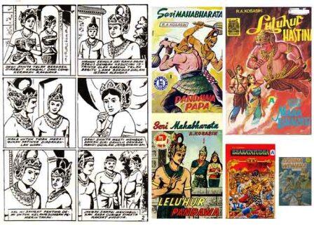 Buku komik wayang karangan R.A kosasih (kolektor, antik,mulus...)