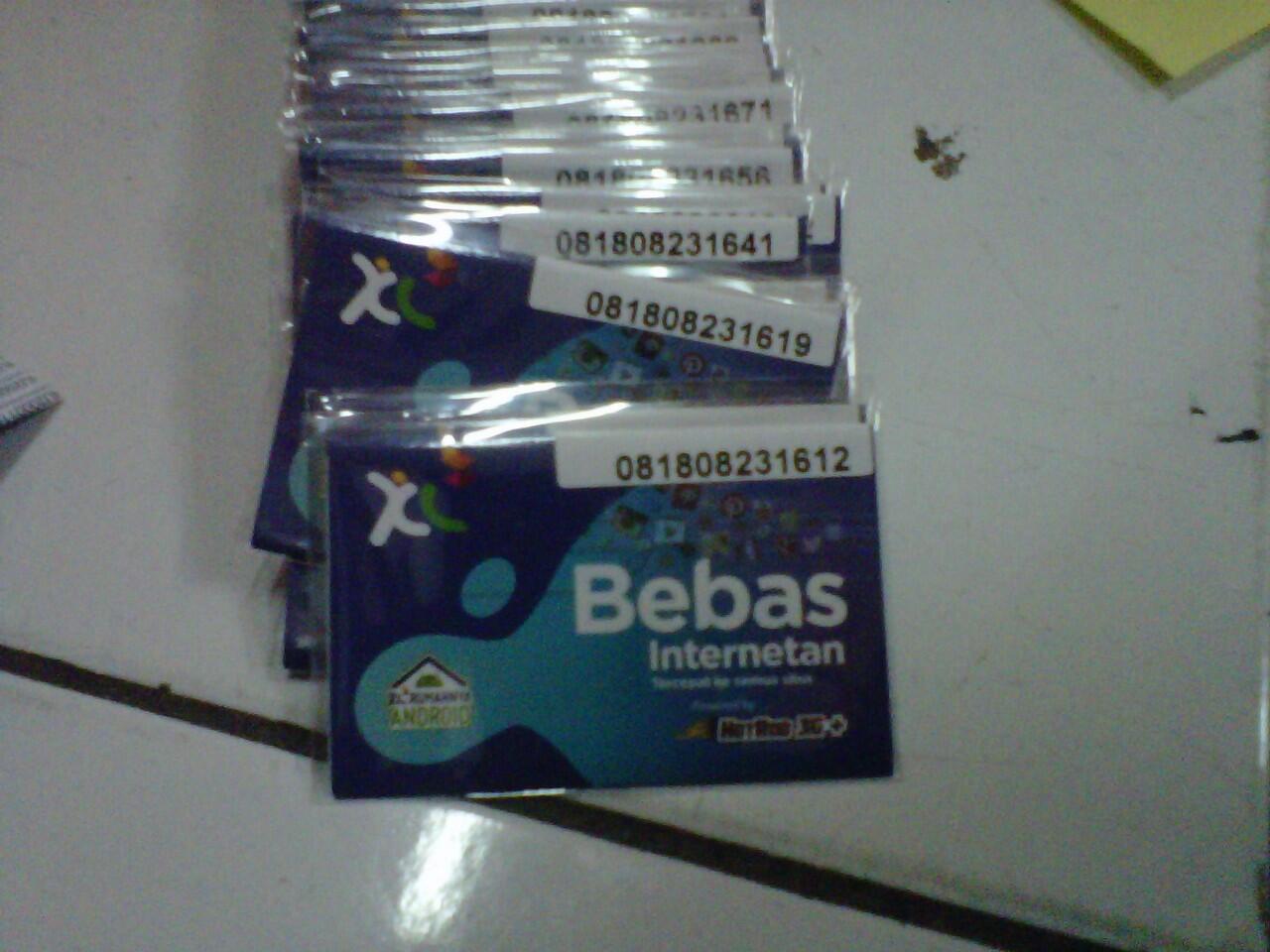 Jual KARTU PERDANA XL BEBAS MURAAAAAAAAAAAH!!!!