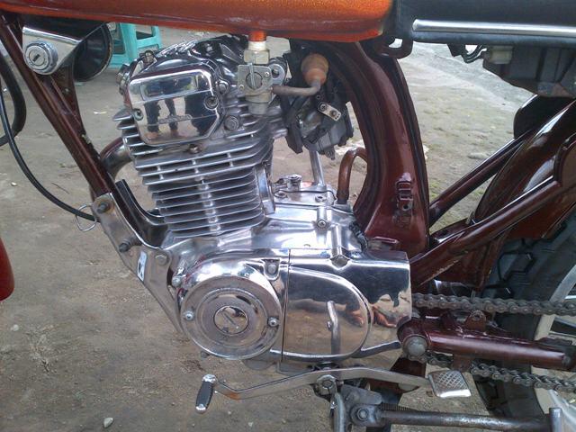 Cari jual  motor  cb  100  modif mesing full mega pro KASKUS