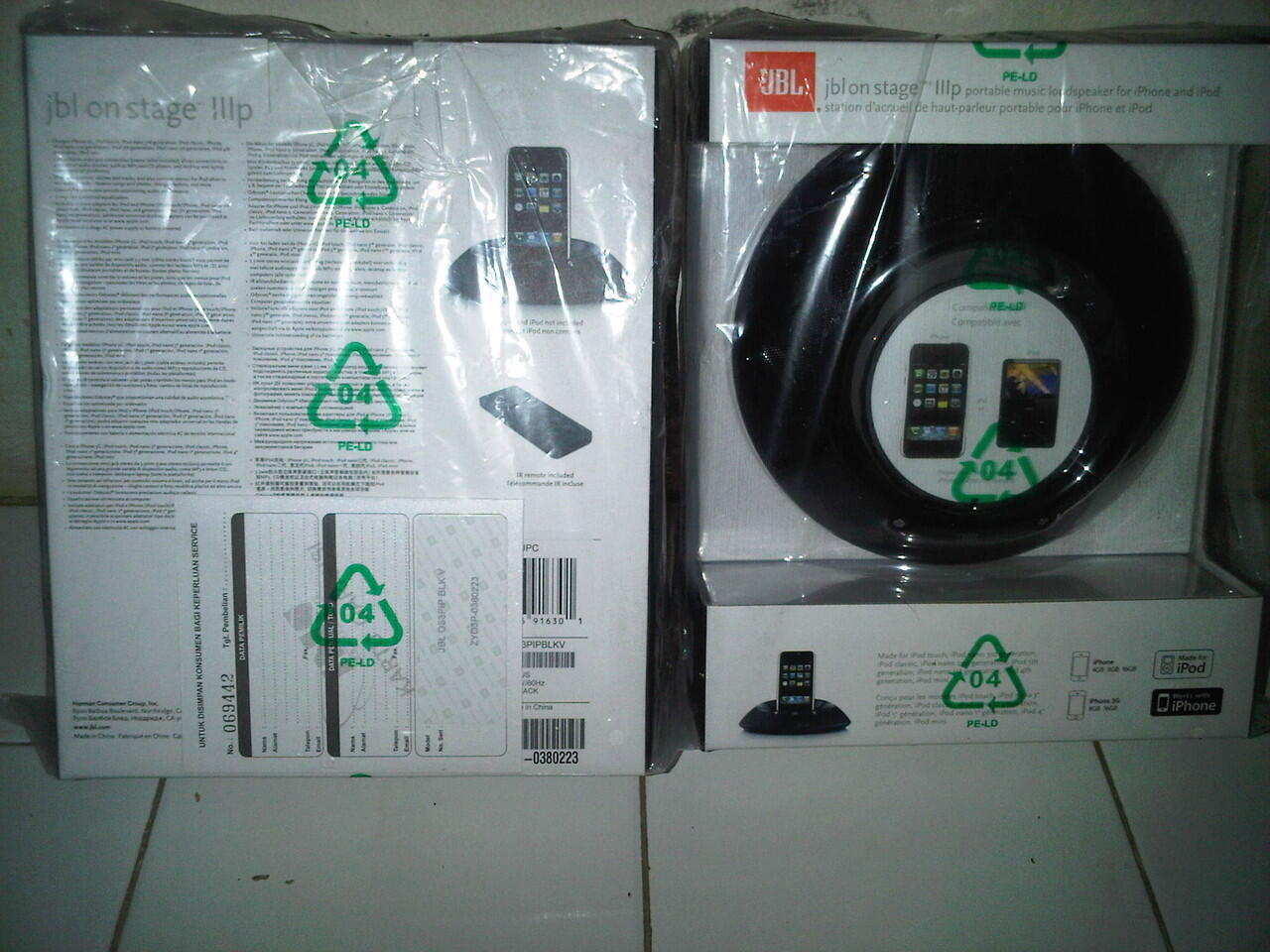 WTS Speaker JBL on stage 3 / III dan III-P NEW, MURAH, Ready Stock