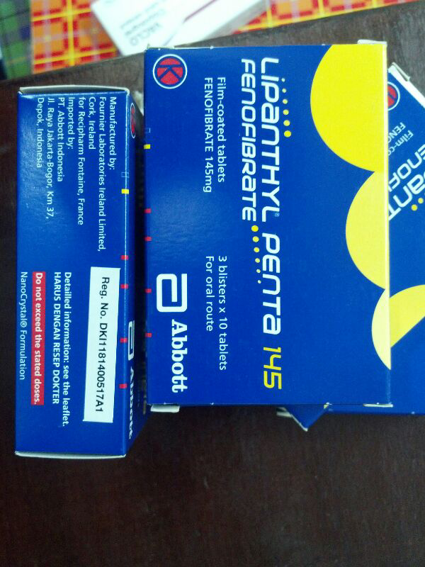 Lipanthyl Penta 145 Fenofibrate