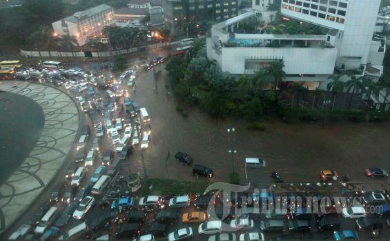 Selain Banjir, Puluhan Pohon di Jakarta Tumbang akibat Angin Kencang
