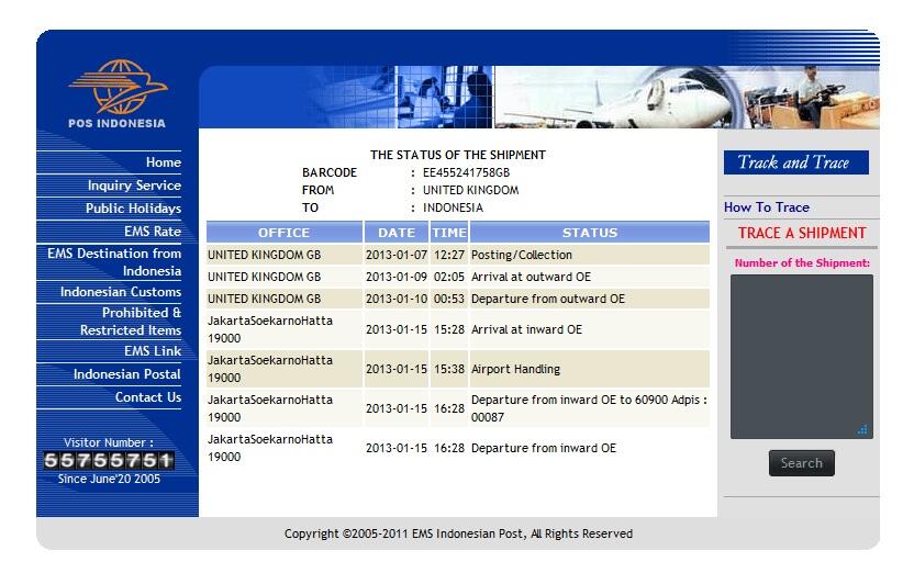 Laptop Hilang di EMS