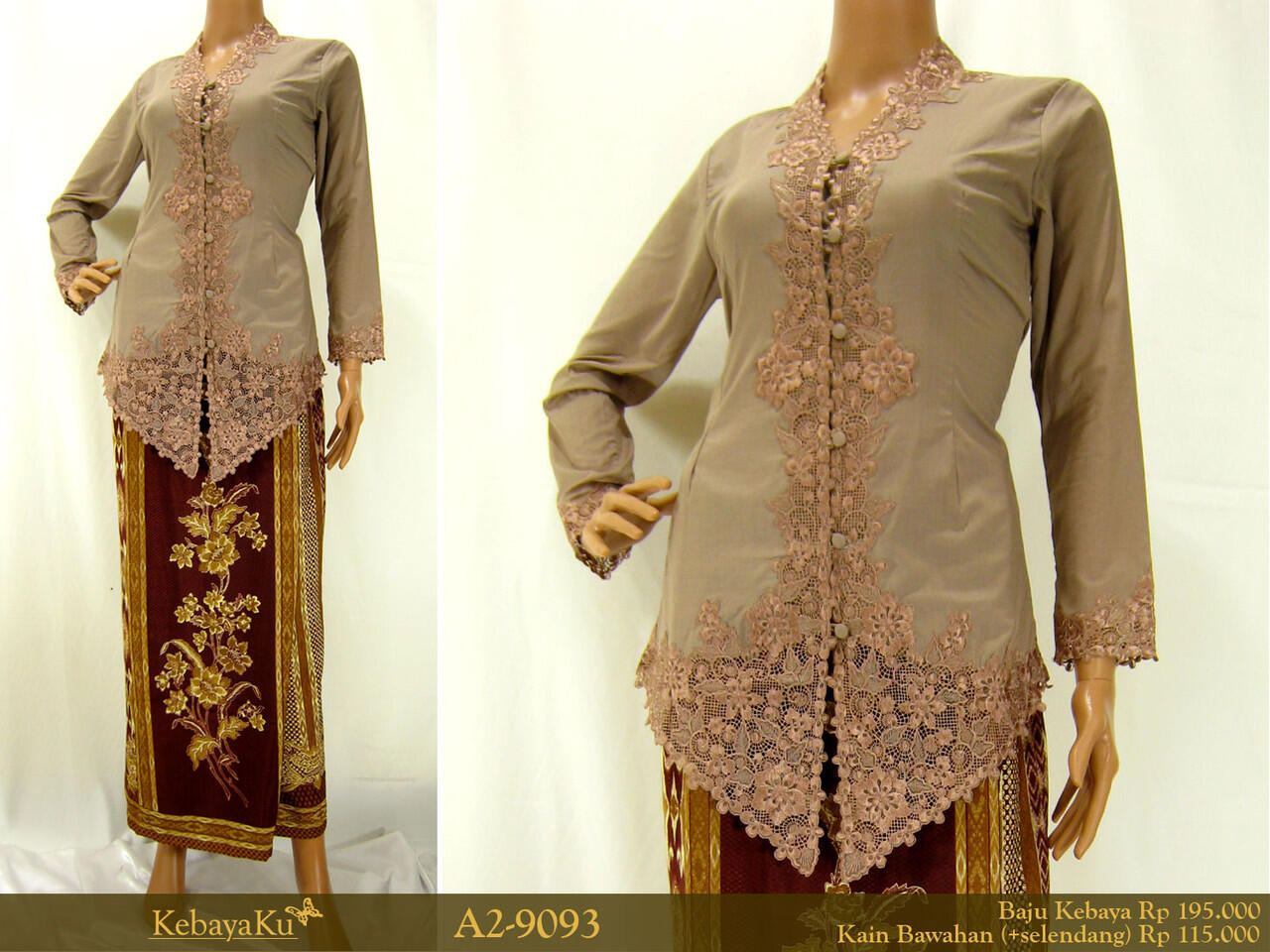 Terjual Kebaya  Encim Lengan Panjang A0 9093 KASKUS