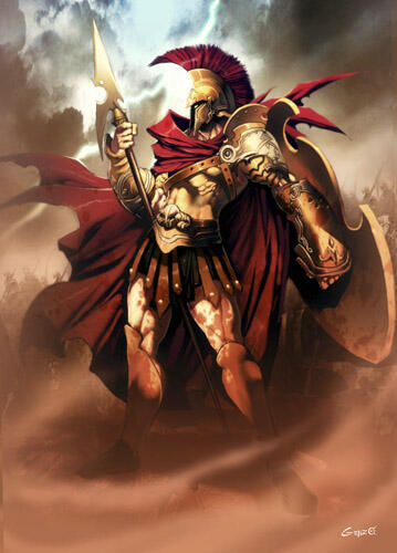 Ares, The God of War of Olympus