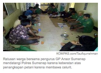 (POLKIS ERROR )PETANI BAWA CELURIT BUAT KESAWAH MALAH DITANGKAP POLISI