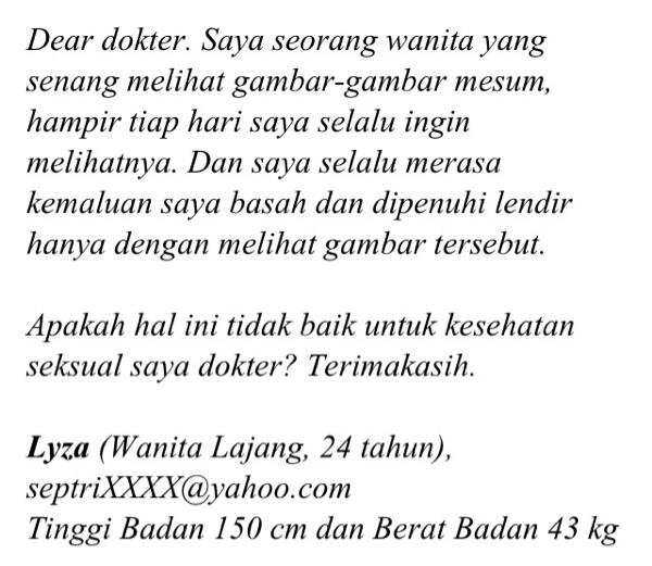 untuk sista yang kecanduan liat gambar p*rno