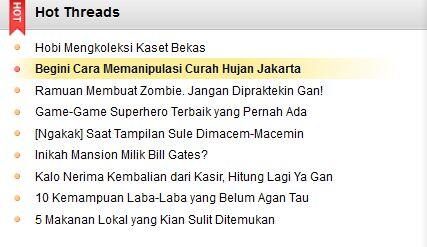 Begini Cara Hujan Jakarta Dipindah ke Laut