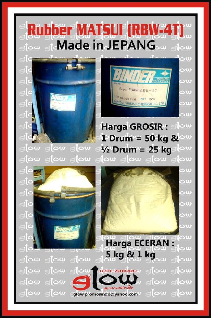 Tinta Sablon Rubber MATSUI (RBW-4T) made in Jepang