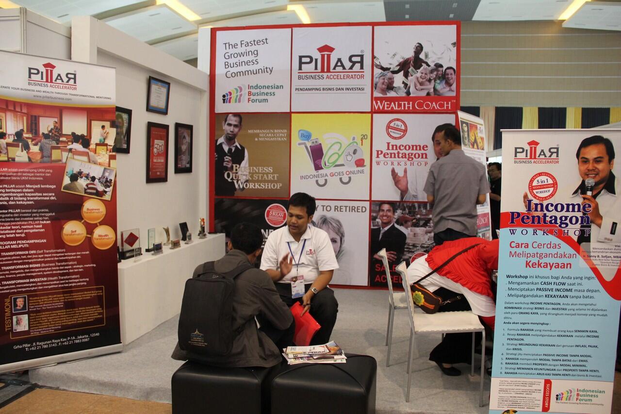 PILLAR di arena Expo Pesta Wirausaha TDA