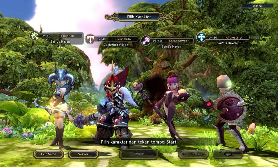 JUAL ID DRAGON NEST 1 ID 4 CHAR