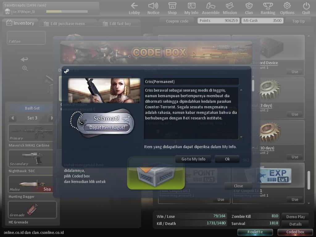 Jual Char CSO Murah