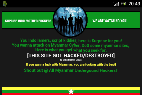 Web Site DisNak pamekasan di hack