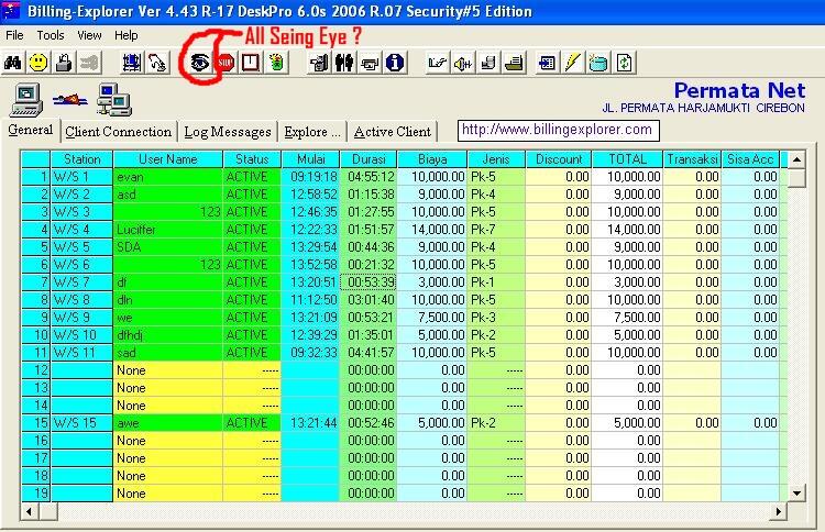 Ada lambang All Seeing Eye di Billing Explorer gann!!