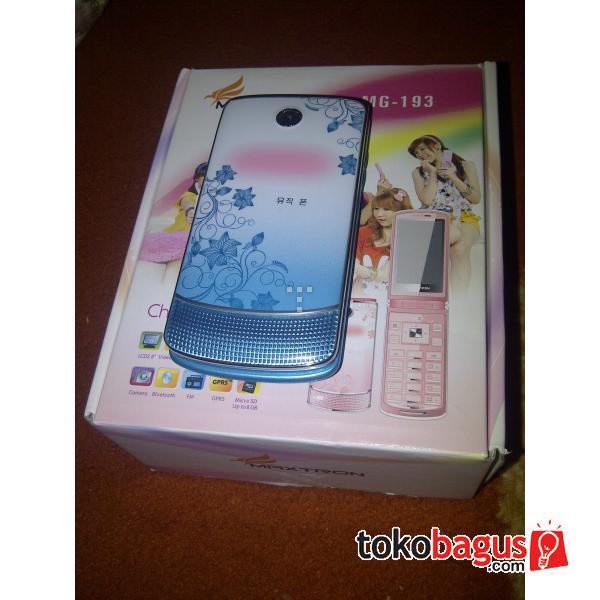 Terjual Jual Hp Maxtron Flip Chibi Mg 193 Biru Fullset Kaskus