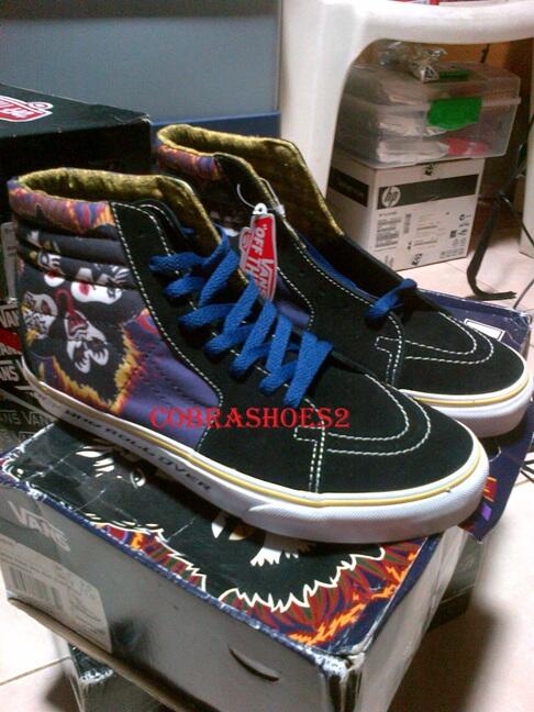 Vans Sk8-Hi Kiss Rock and Roll Over Original