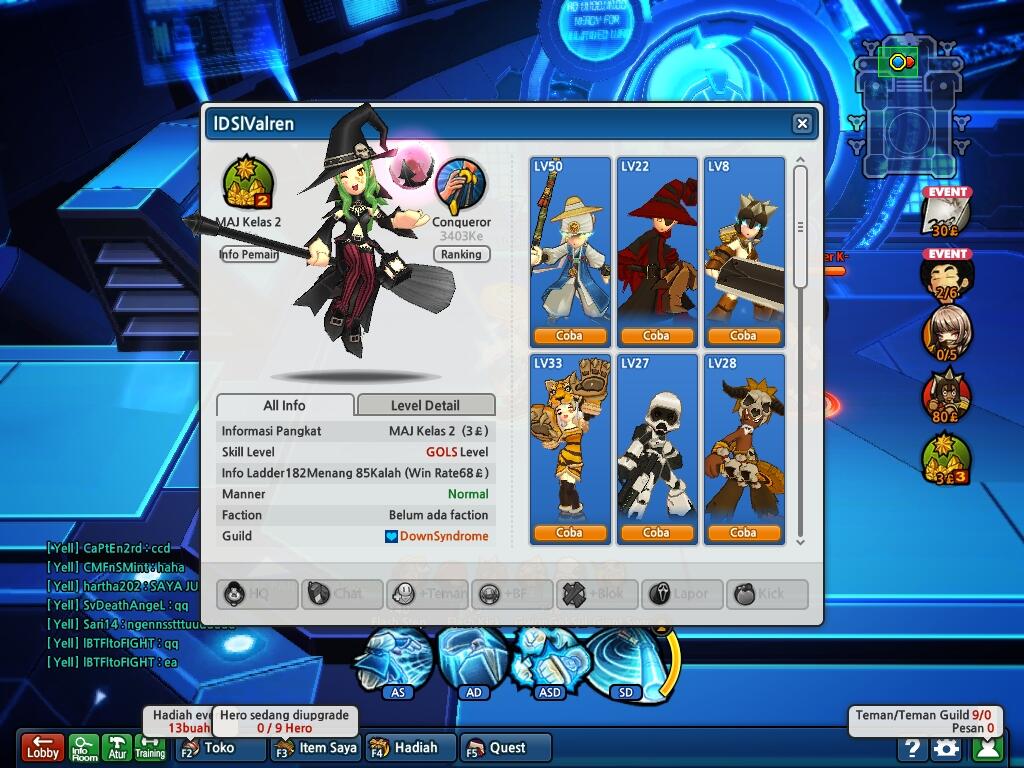 J> major herper13, rare7, gear full, jual rugi