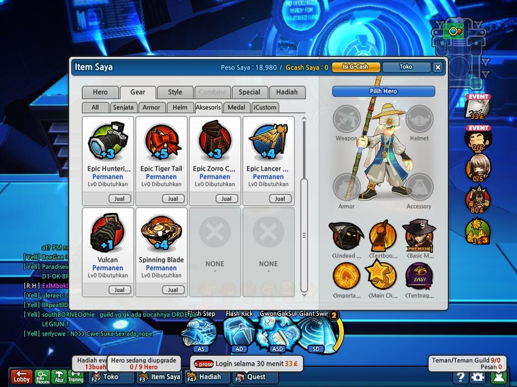 J> major herper13, rare7, gear full, jual rugi