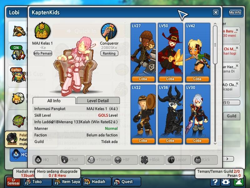JUAL CHAR LOST SAGA