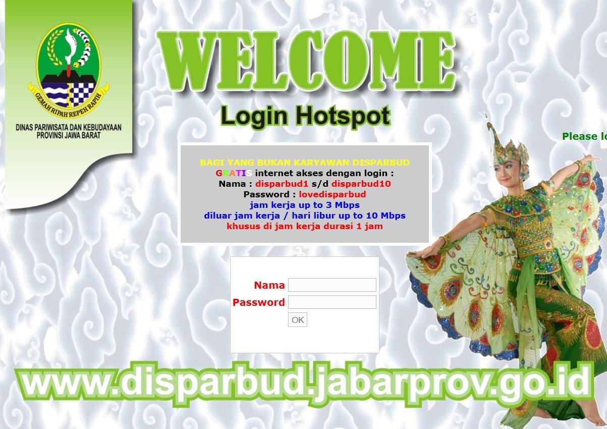 Hotspot Gratis dengan bandwidth cukup besar