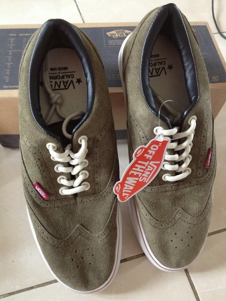 JUAL VANS ERA WINGTIP CA (SUEDE) YELLOWFISH BROWN (ORI)