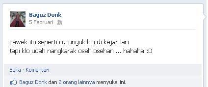 Status Fb temen ane luchu sumpah parah ( RADA BB+ )