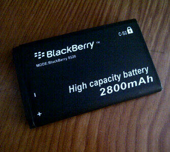 baterai batre blackberry doble power high capasity apollo gemini dakota 2800mAh jogja