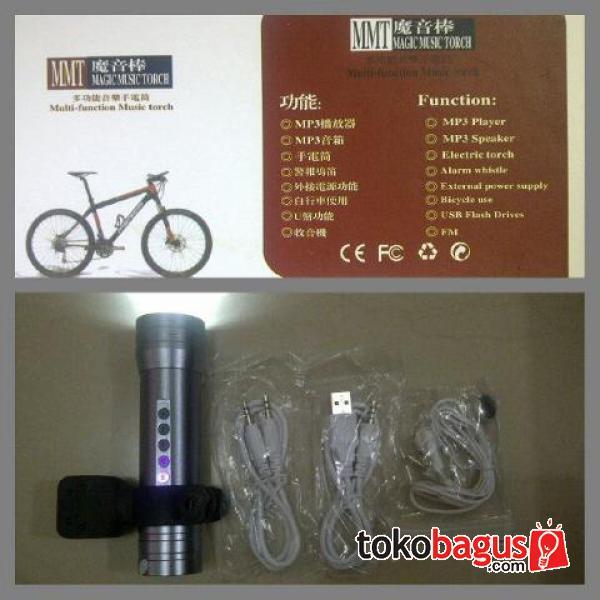 Magic Music Torch - Speaker + MP3 + Senter