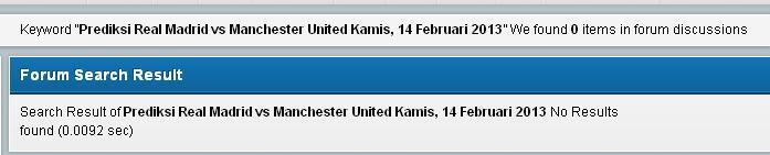 Prediksi Real Madrid vs Manchester United Kamis, 14 Februari