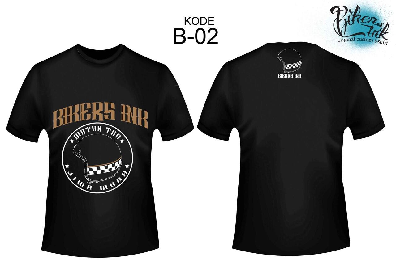 Terjual Bikers Ink KAOS  MOTOR CLASSIC CAFE RACER JAPS 