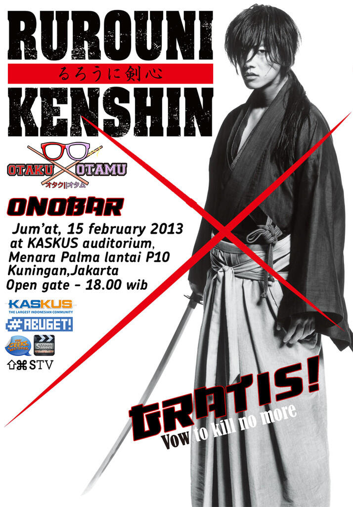 Otaku Otamu Present #ONOBAR Rurounikenshin Live Action Movie