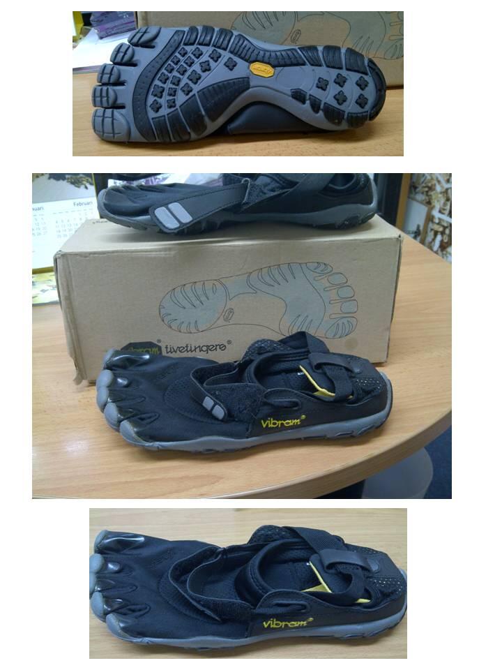 sepatu VIBRAM fivefingers KASO BLACK | SIZE 40
