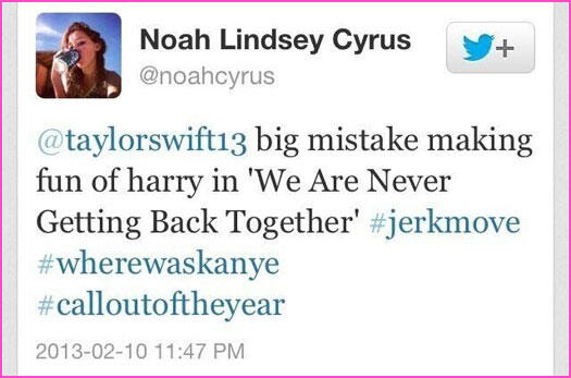 Noah Cyrus Is Seriously Upset With Taylor Swift!!