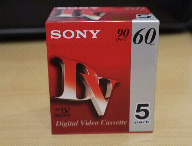 kaset minidv sony