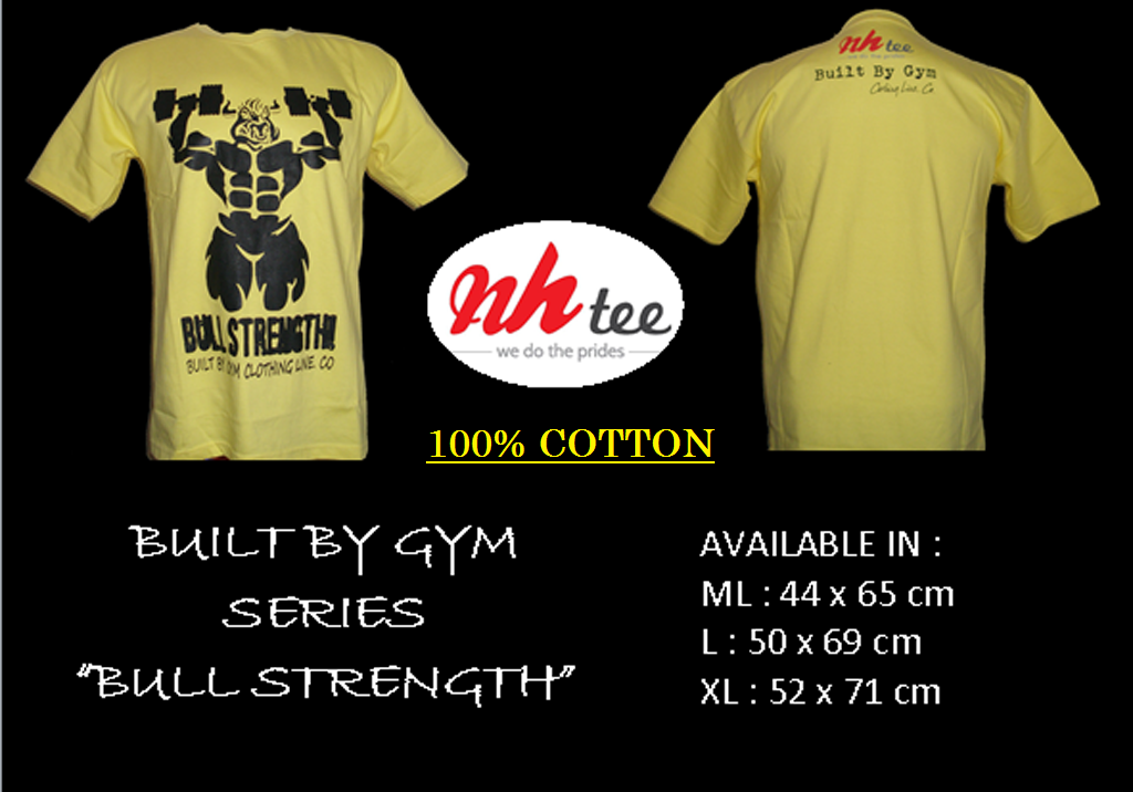 Baju Kaos Fitness/Gym NH-Tee (Manggala Nutrindo)