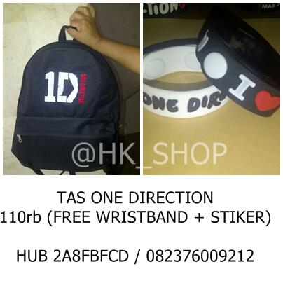 JUAL TAS RANSEL / BACKPACK ONE DIRECTION