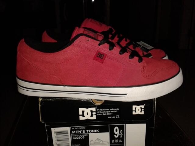 WTS DC SHOES RED GAN (JUAL RUGI)