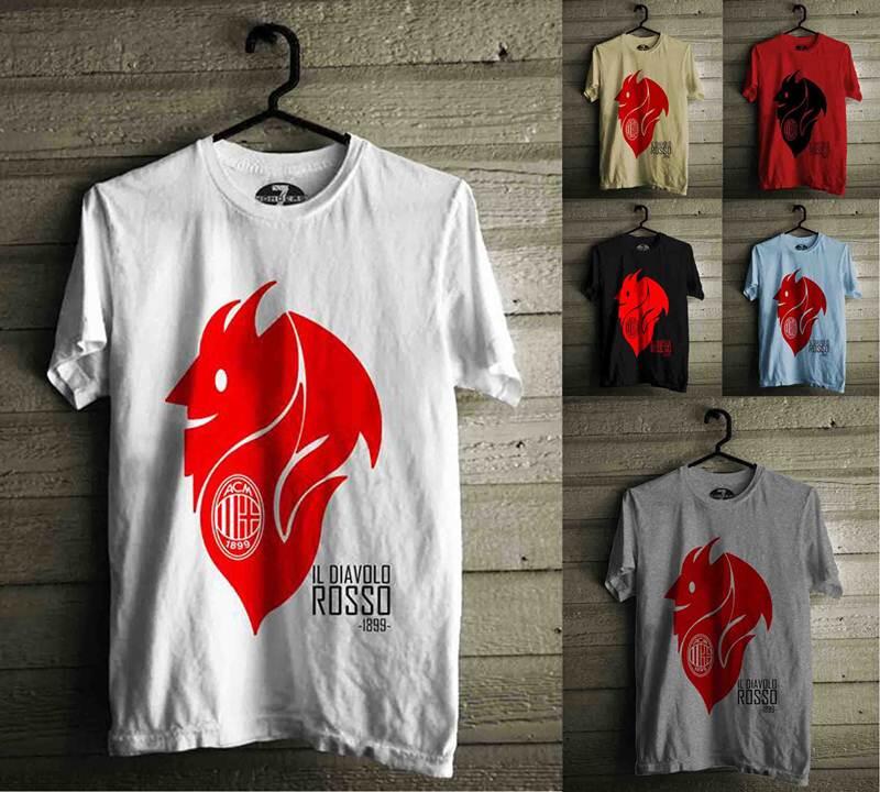  Kaos Distro Bola AC MILAN Ready Stock KASKUS