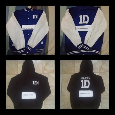 Varsity / hoodie ONE DIRECTION berkualiatas dan murah!!
