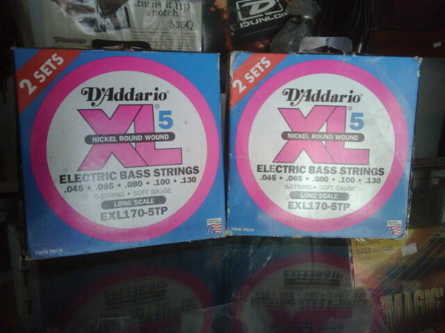 Senar Bass D'Addario 5 Senar EXL 170 ORIGINAL jual murah! barang terbatas..