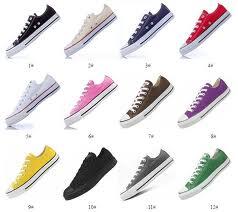 sepatu converse low and high