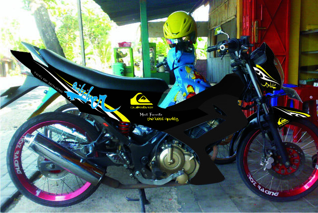 yang pandai membuat design striping motor/mobil masuk sini