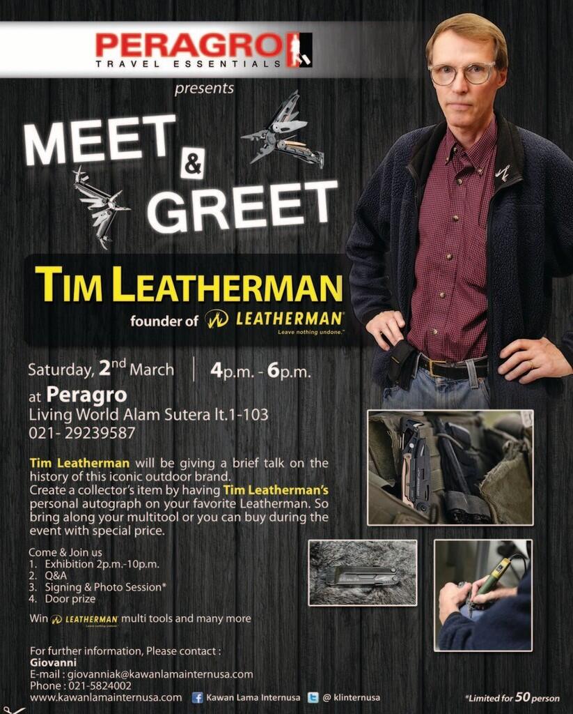 Boss Leatherman datang ke Indonesia