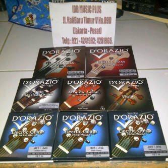 Senar / Strap / Pick Guitar Bass FENDER - SAKURA - ERNIE BALL - D'ORAZIO - IBANEZ
