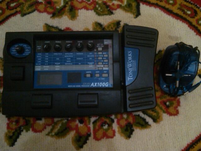 EFEK GITAR KORG AX100 MANTAAFFFFF MAS BROOOOOOO
