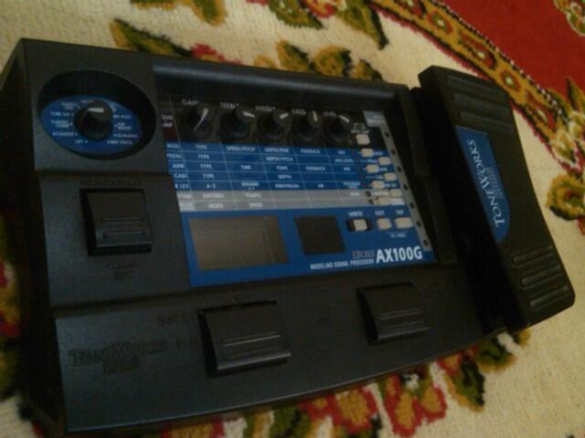 EFEK GITAR KORG AX100 MANTAAFFFFF MAS BROOOOOOO